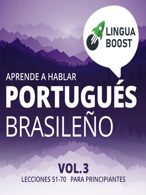 cover image of Aprende a hablar portugués brasileño Volume 3